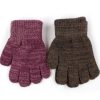 Kids Celavi Gloves | Celavi Mellow Mauve Glitter Wool/Nylon Mittens (2-Pack)