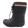 Baby Bisgaard Thermal Boots And Winter Rubber Boots | Bisgaard Winter Rubber Boot Lace Black With Wool Lining