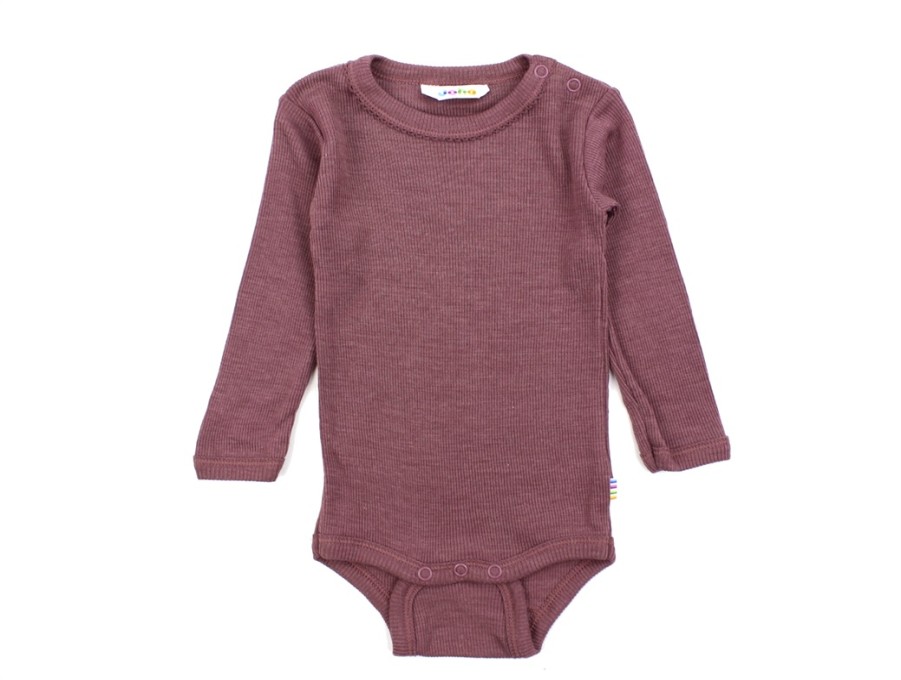 Baby Joha Bodysuits And Jumpsuits | Joha Bordeaux Body Merinould/Silke