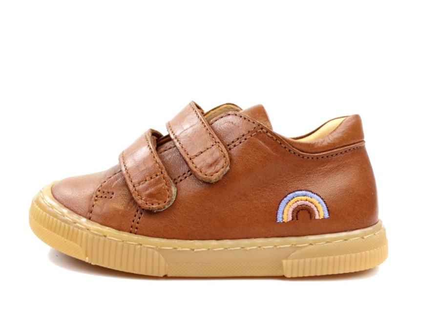 Baby Angulus Shoes And Sneakers | Angulus Cognac Shoes Rainbow