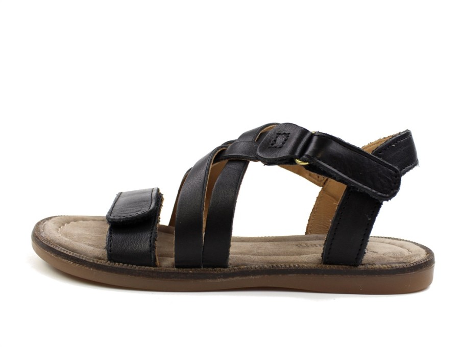 Tweens Bisgaard Sandals | Bisgaard Black Sandal Clea