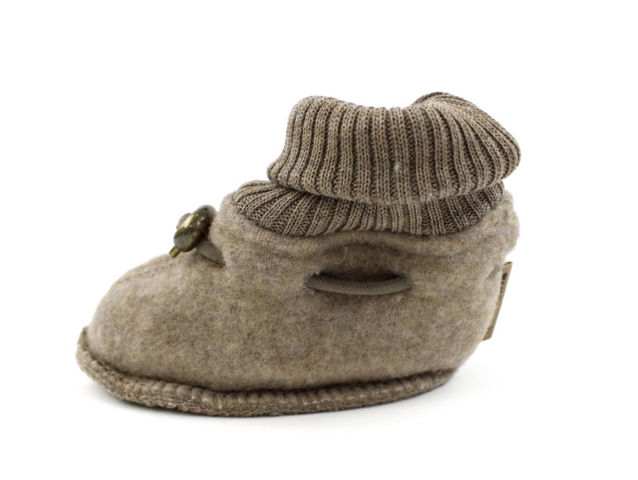 Baby Mikk line Baby Shoes And Crawler Shoes | Mikk-Line Melange Denver Footies Merino Wool