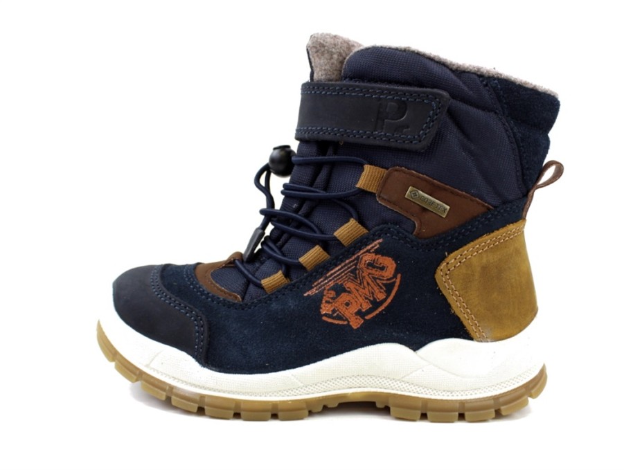 Tweens Primigi Winter Boots | Primigi Winter Boot Hans Cuoi/Moro With Gore-Tex