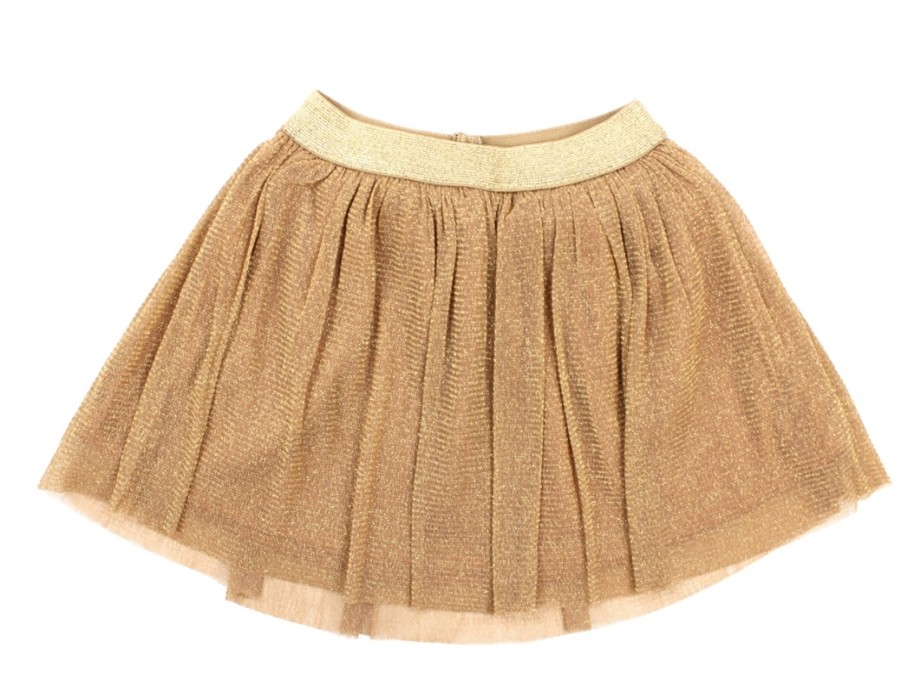 Baby Name It Skirts | Name It Skirt Gilded Beige Glitter