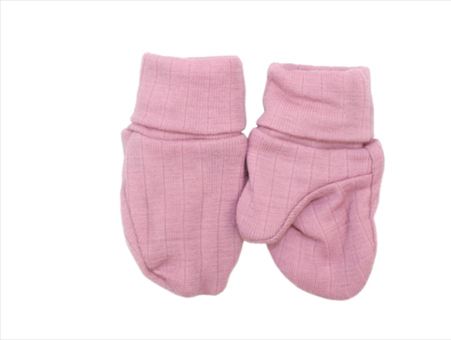 Baby Joha Gloves | Joha Mittens Old Rose Merino Wool