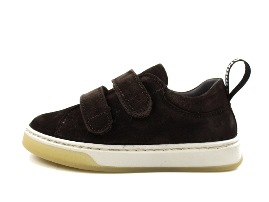 Baby Angulus Shoes And Sneakers | Angulus Dark Brown Suede Shoes