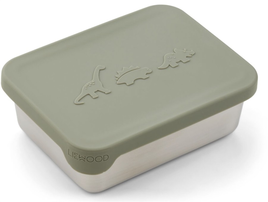 Accessories And Home Liewood | Liewood Dino Faune Green Snack Box Ako