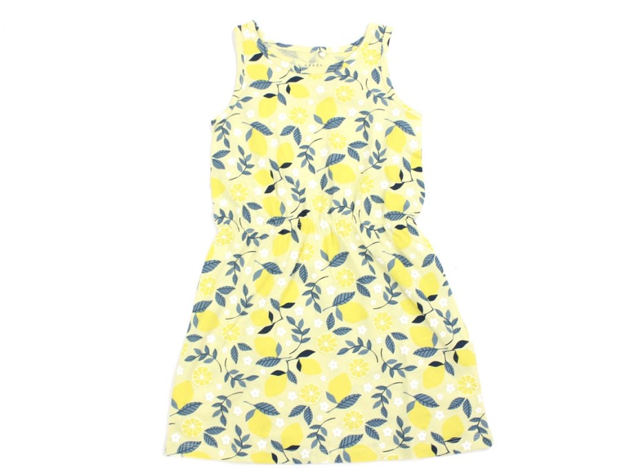 Tweens Name It Dresses | Name It Double Cream Lemon Dress