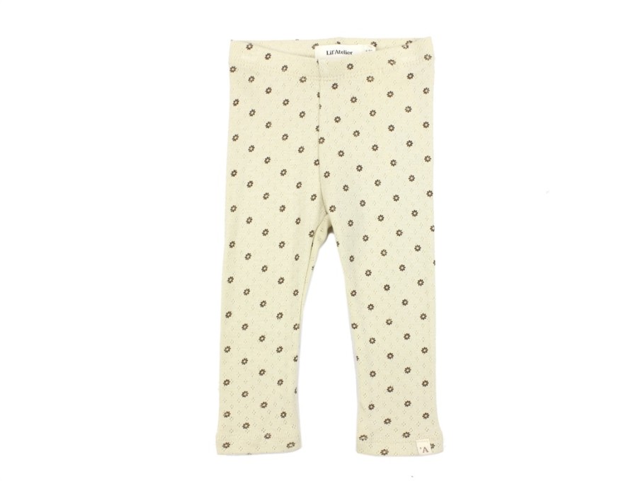 Baby Lil Atelier Pants And Leggings | Lil Atelier Wood Ash Floral Leggings