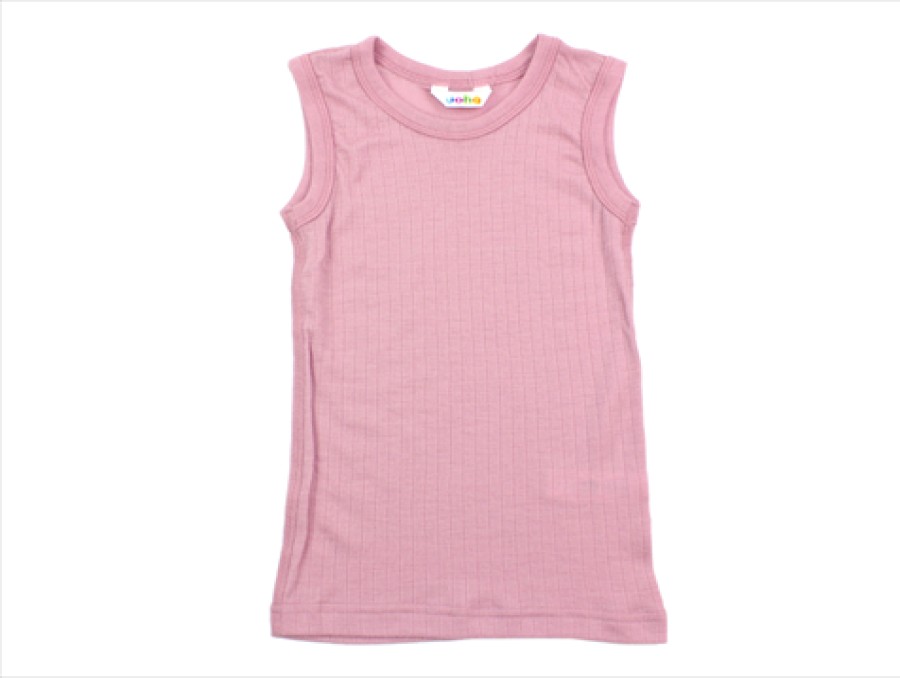 Kids Joha Underwear And Sleepwear | Joha Old Rose Undershirt Merino Wool