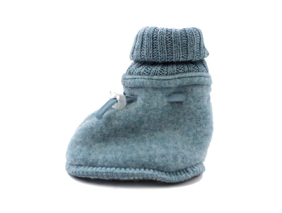 Baby Joha Baby Shoes And Crawler Shoes | Joha Wool Covers Aqua Melange Merino Wool