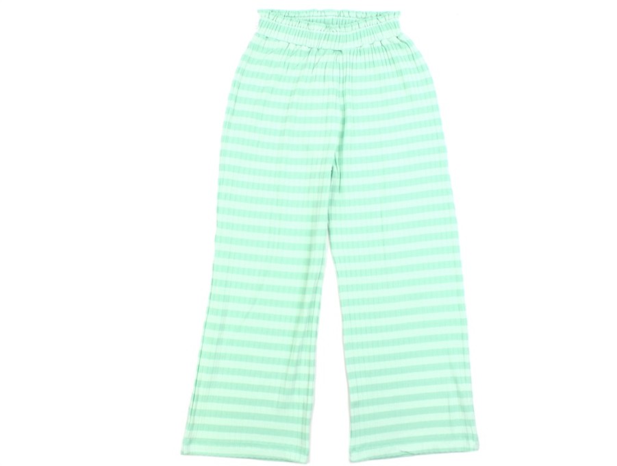 Tweens Mads Nørgaard Pants And Leggings | Mads Norgaard 5X5 Stripe/Cabbage Pants Papina