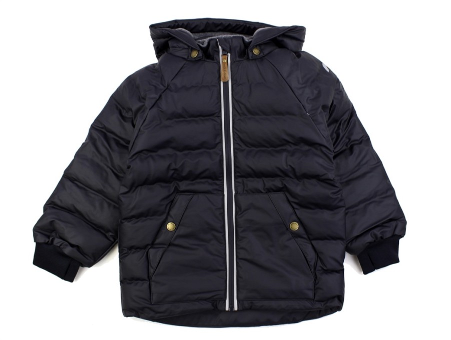 Kids Mikk line Winter Jackets | Mikk-Line Dark Navy Pu Winter Jacket