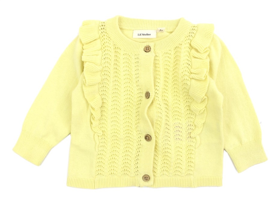 Baby Lil Atelier Cardigans | Lil Atelier Double Cream Cardigan