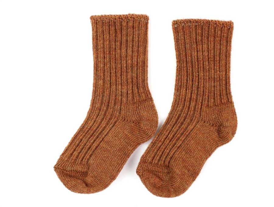 Baby Joha Socks | Joha Stockings Copper Wool Melange Melange