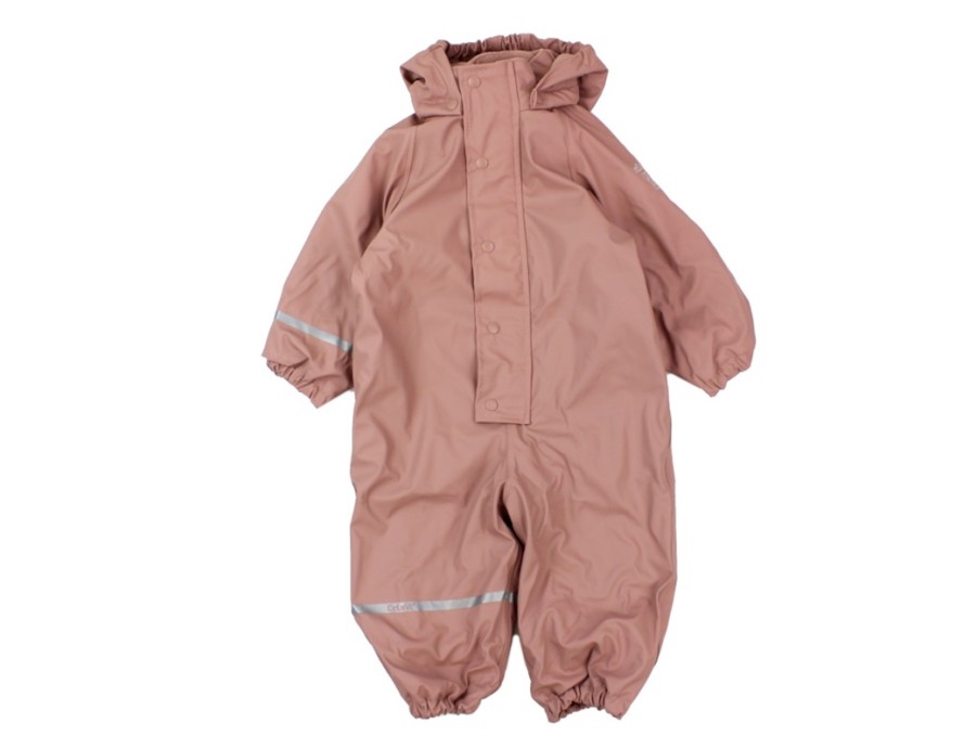 Baby Celavi Rainwear | Celavi Rainsuit Burlwood With Fleece Lining