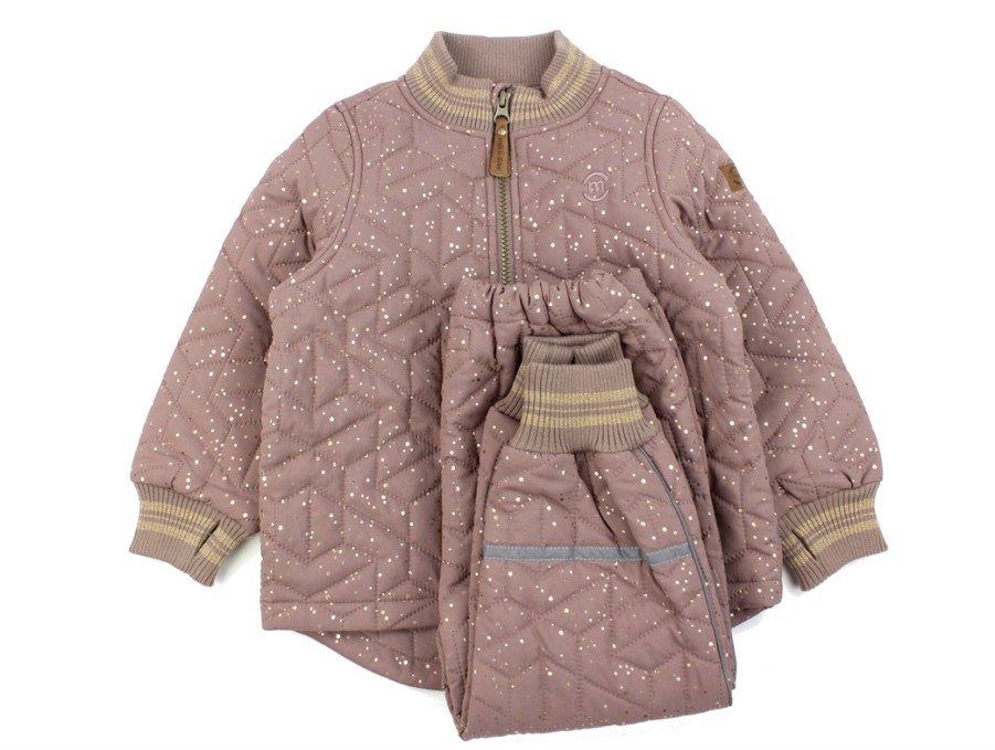 Kids Mikk line Thermal Wear And Fleece | Mikk-Line Twilight Mauve Thermoset