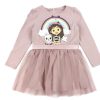 Kids Name It Dresses | Name It Deauville Mauve Gabby'S Dollhouse Dress