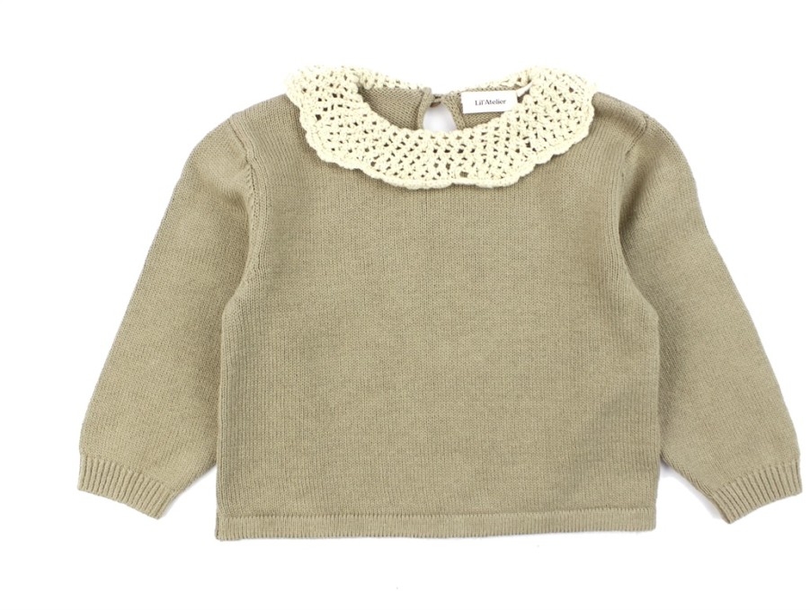 Baby Lil Atelier Blouses And Knitwear | Lil Atelier Chinchilla Knit Sweater