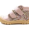 Baby Angulus Shoes And Sneakers | Angulus Shoes Rose/Multi Glitter With Velcro