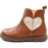 Kids Bisgaard Boots And Ankle Boots | Bisgaard Ancle Boot Maggie Cognac With Heart And Zipper