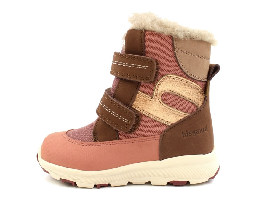 Kids Bisgaard Winter Boots | Bisgaard Rose Winter Boot Spencer With Velcro And Tex