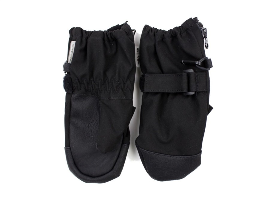 Baby Mikk line Gloves | Mikk-Line Mittens Black