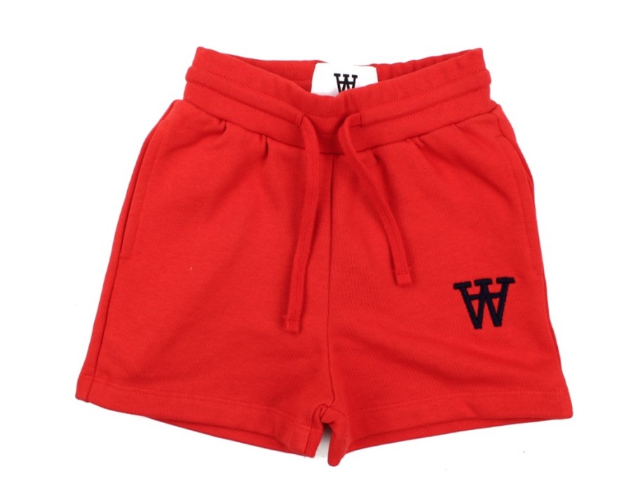 Tweens Wood Wood Shorts | Wood Wood Sweatshorts Vic Apple Red