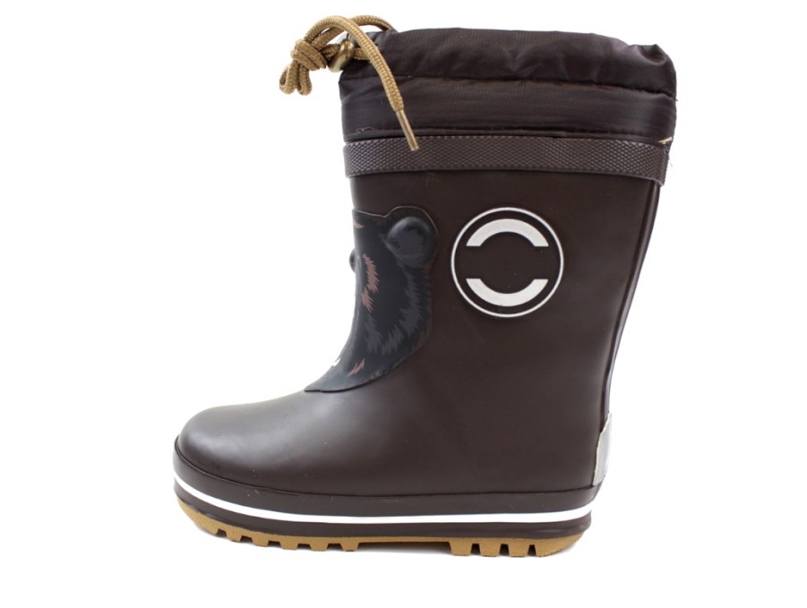 Baby Mikk line Thermal Boots And Winter Rubber Boots | Mikk-Line Winter Rubber Boot Java Bear