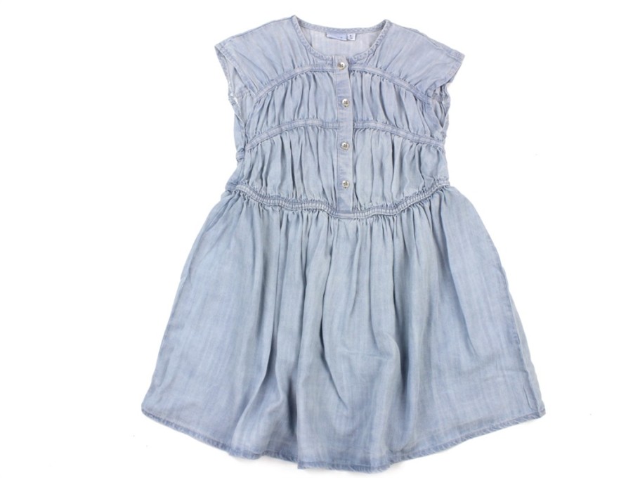 Tweens Name It Dresses | Name It Dress Light Blue Denim