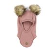 Baby Mikk line Hats | Mikk-Line Burlwood Elephant Hat Merino Wool With Pom-Poms