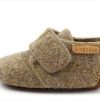 Kids Bisgaard Slippers | Bisgaard Camel Slippers With Velcro