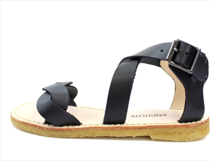 Kids Angulus Sandals | Angulus Sandal Black With Buckle