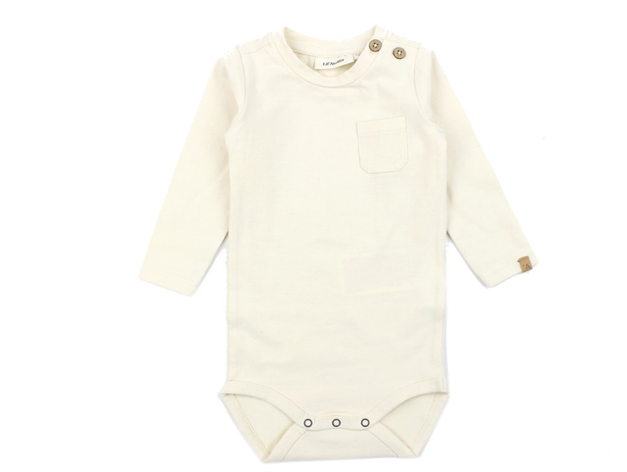 Baby Lil Atelier Bodysuits And Jumpsuits | Lil Atelier Wood Ash Body