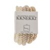 Accessories And Home Kknekki | Kknekki Hair Ties Beige/Offwhite Mix Slim (6-Pack)