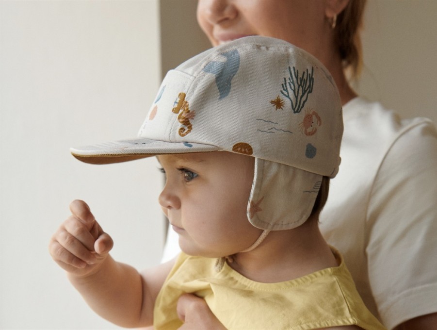 Accessories And Home Liewood | Liewood Opal Sea Creature Sandy Baby Cap