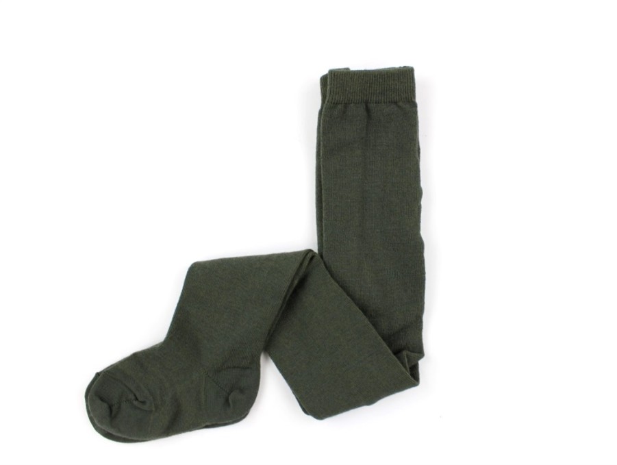 Kids MP Tights | Mp Tights Wool/Cotton Army