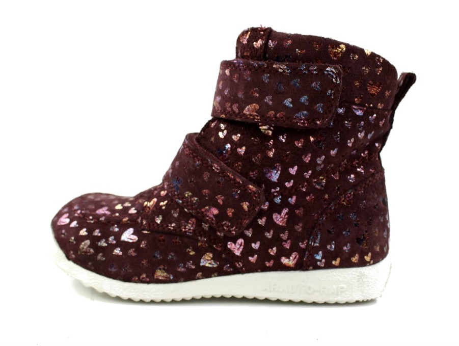 Baby Arauto RAP Winter Boots | Arauto Rap Old Rose Hearts Winter Boot Sif With Tex