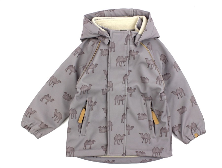 Baby Lil Atelier Transition Jackets | Lil Atelier Wet Weather Transition Jacket Camels