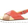 Kids Angulus Sandals | Angulus Dark Peach/Coral Sandal Patent, Buckle