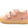 Baby Angulus Shoes And Sneakers | Angulus Dark Peach Shoes Rainbow