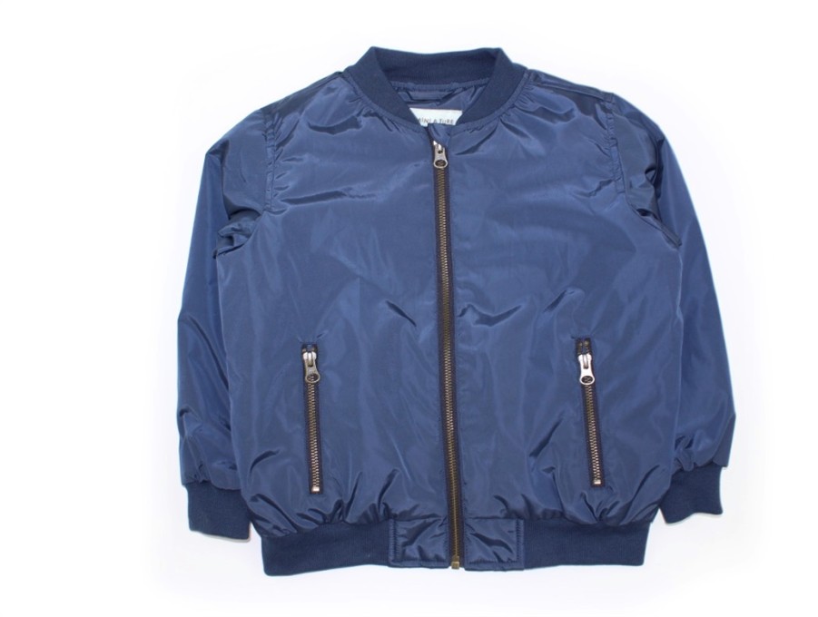 Baby Mini A Ture Transition Jackets | Mini A Ture Bomber Jacket Julius Blue Nights