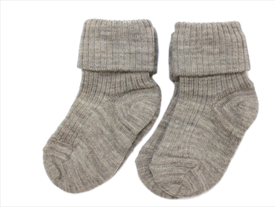 Tweens MP Socks | Mp Socks Wool Light Brown (2-Pack)