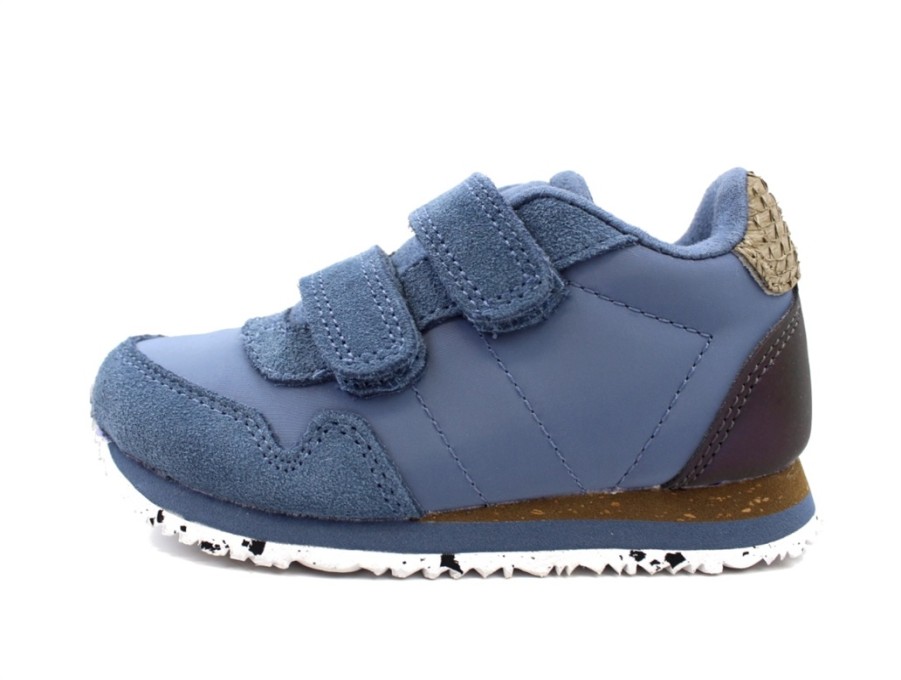 Tweens Woden Shoes And Sneakers | Woden Kids Sneaker Nor Vintage Blue