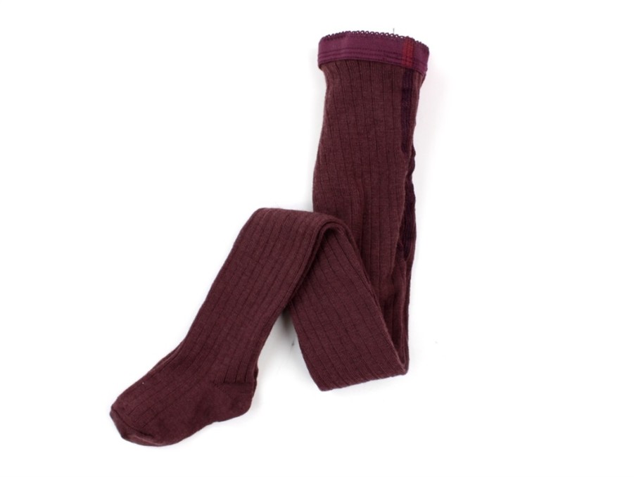 Kids MP Tights | Mp Tights Wool Grape Skin