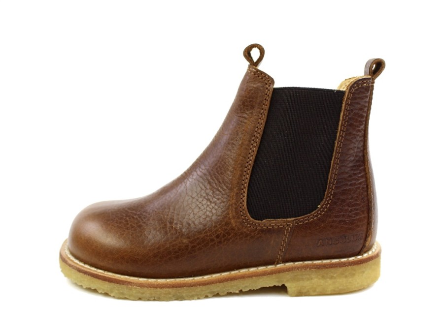 Kids Angulus Boots And Ankle Boots | Angulus Cognac Ankle Boot