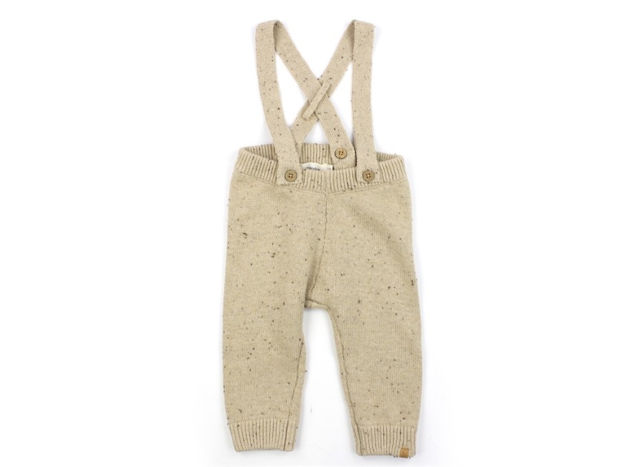 Baby Lil Atelier Bodysuits And Jumpsuits | Lil Atelier Warm Sand Melange Overall