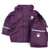 Baby Celavi Rainwear | Celavi Rainwear Pants And Jacket Blackberry Wine