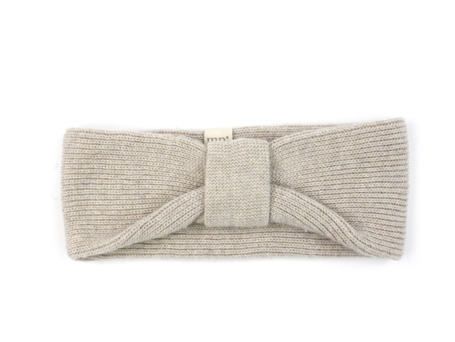 Baby MP Hats | Mp Beige Melange Headband Helsinki Polyamide/Merino Wool/Viscose