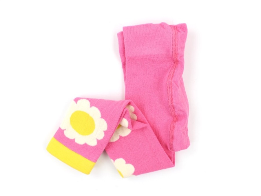 Baby Mini Rodini Tights | Mini Rodini Leggings Pink Flower